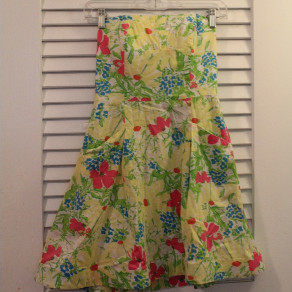 Lilly Pulitzer strapless dress